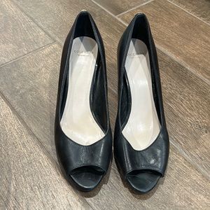 Cole Haan Grand OS peep toe pumps